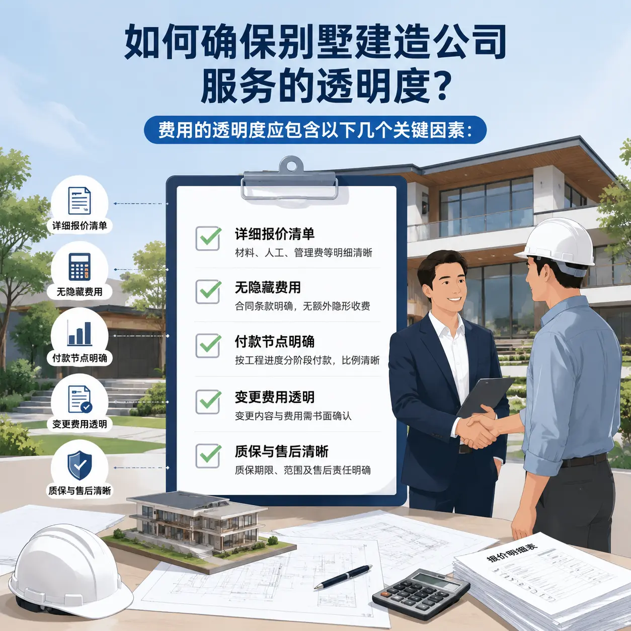 在 绥阳 如何确保别墅建造公司服务的透明度？