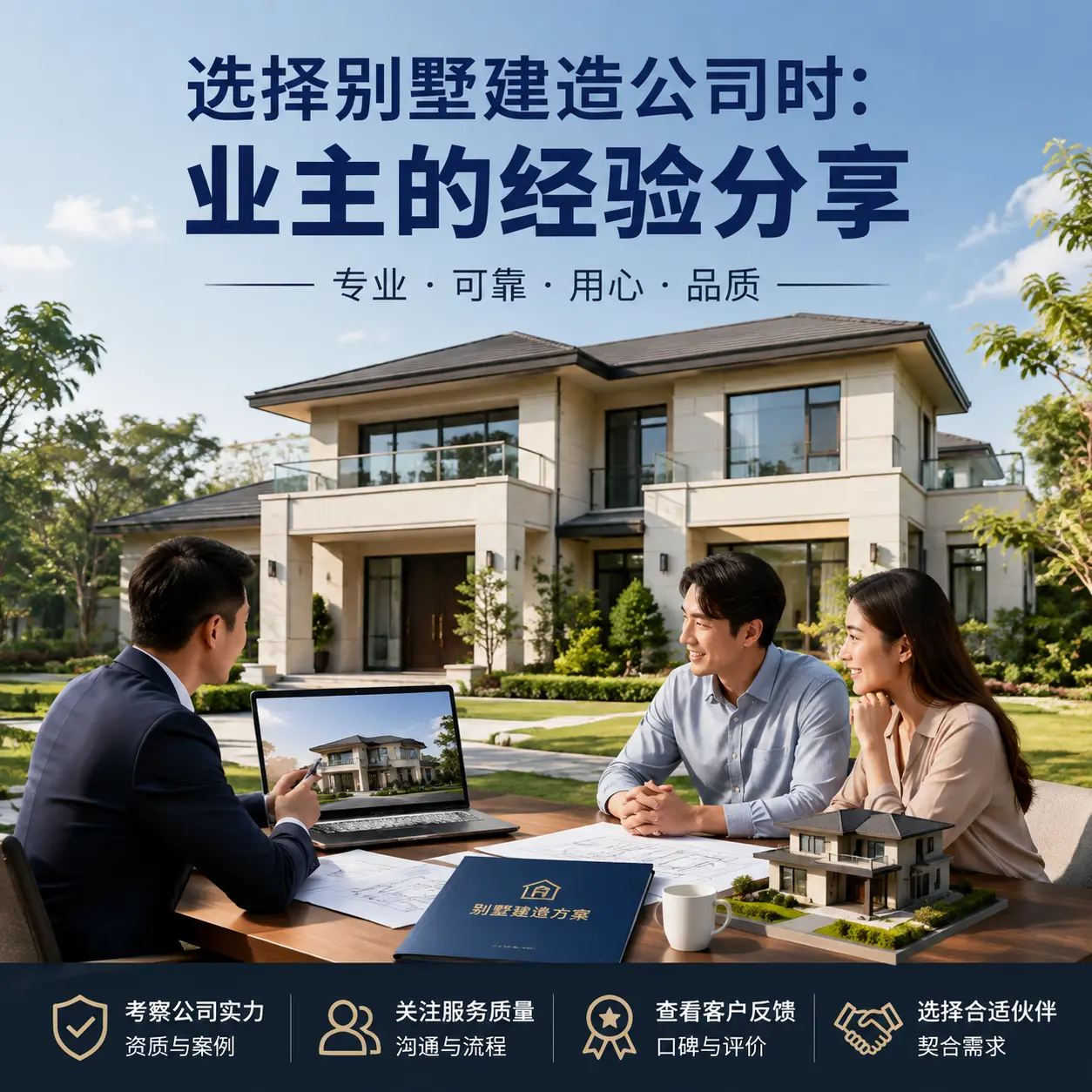 选择别墅建造公司时: 绥阳 业主的经验分享
