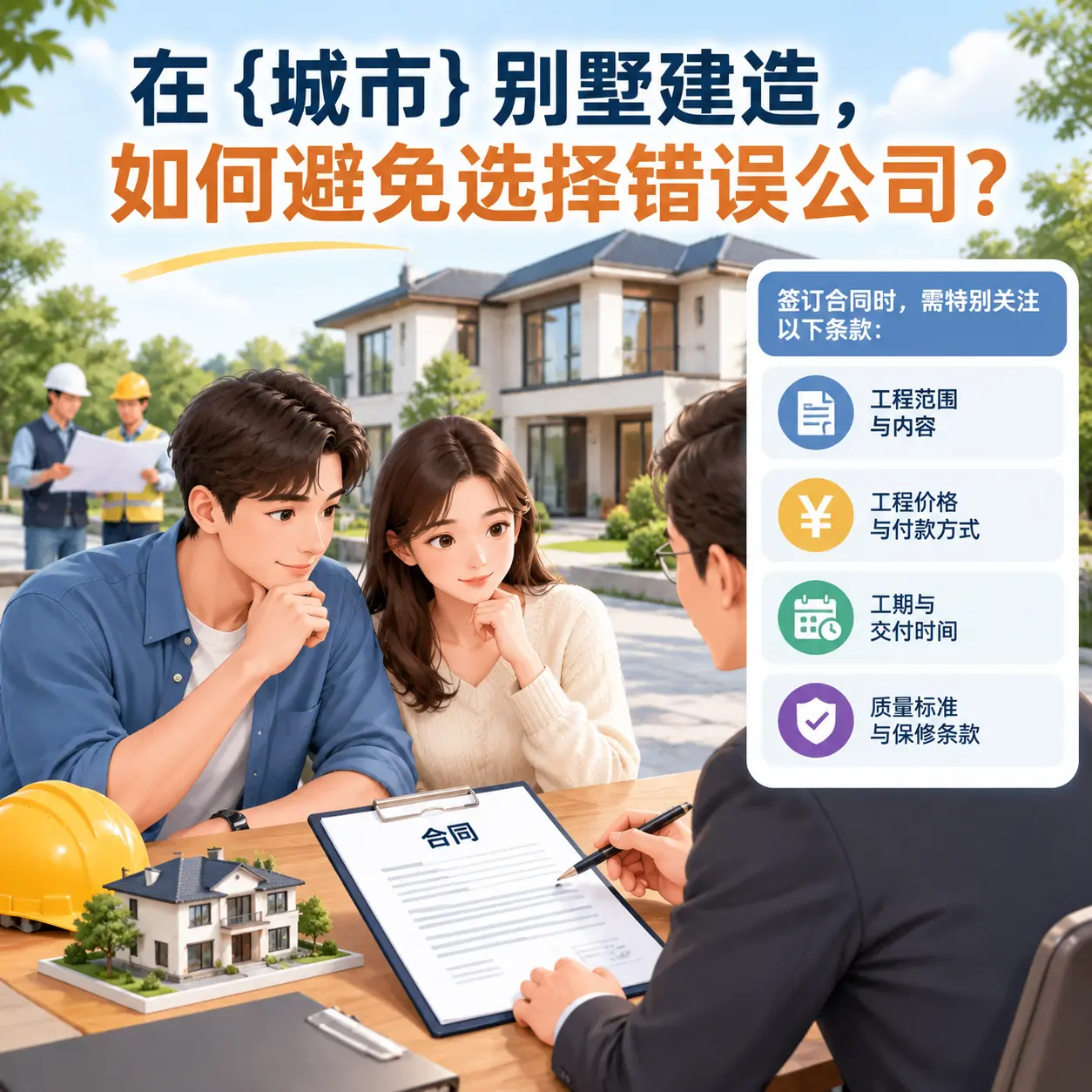 在 绥阳 别墅建造,如何避免选择错误公司?