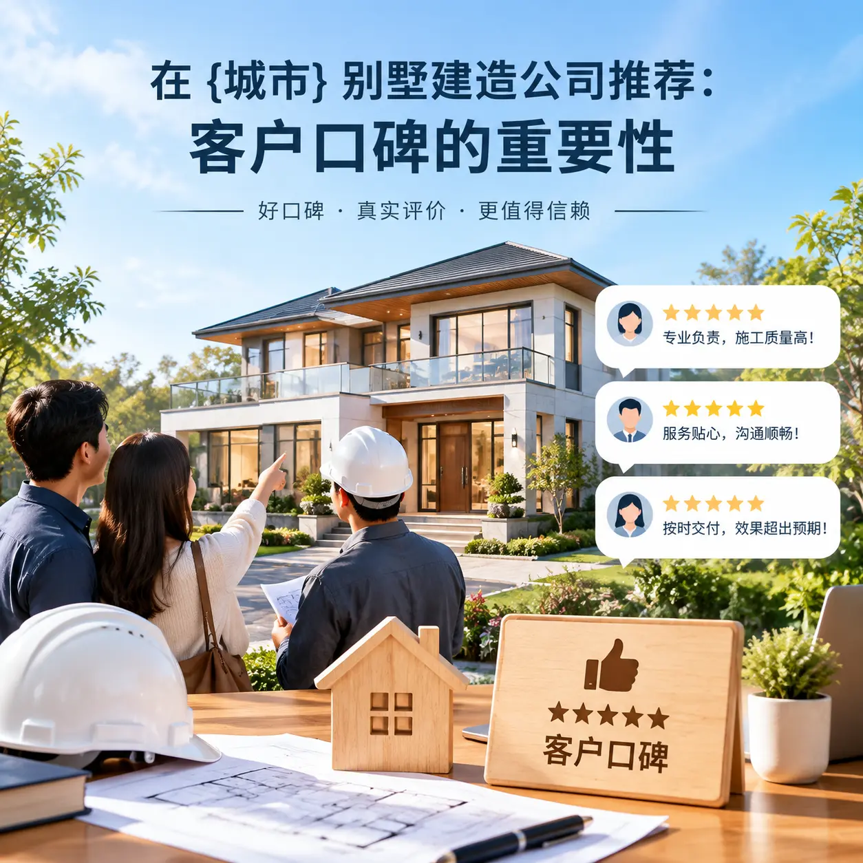 在 绥阳 别墅建造公司推荐:客户口碑的重要性