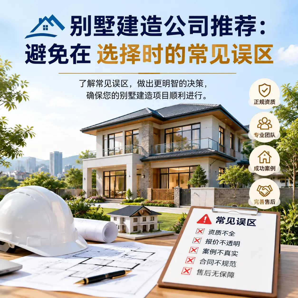 别墅建造公司推荐：避免在 绥阳 选择时的常见误区