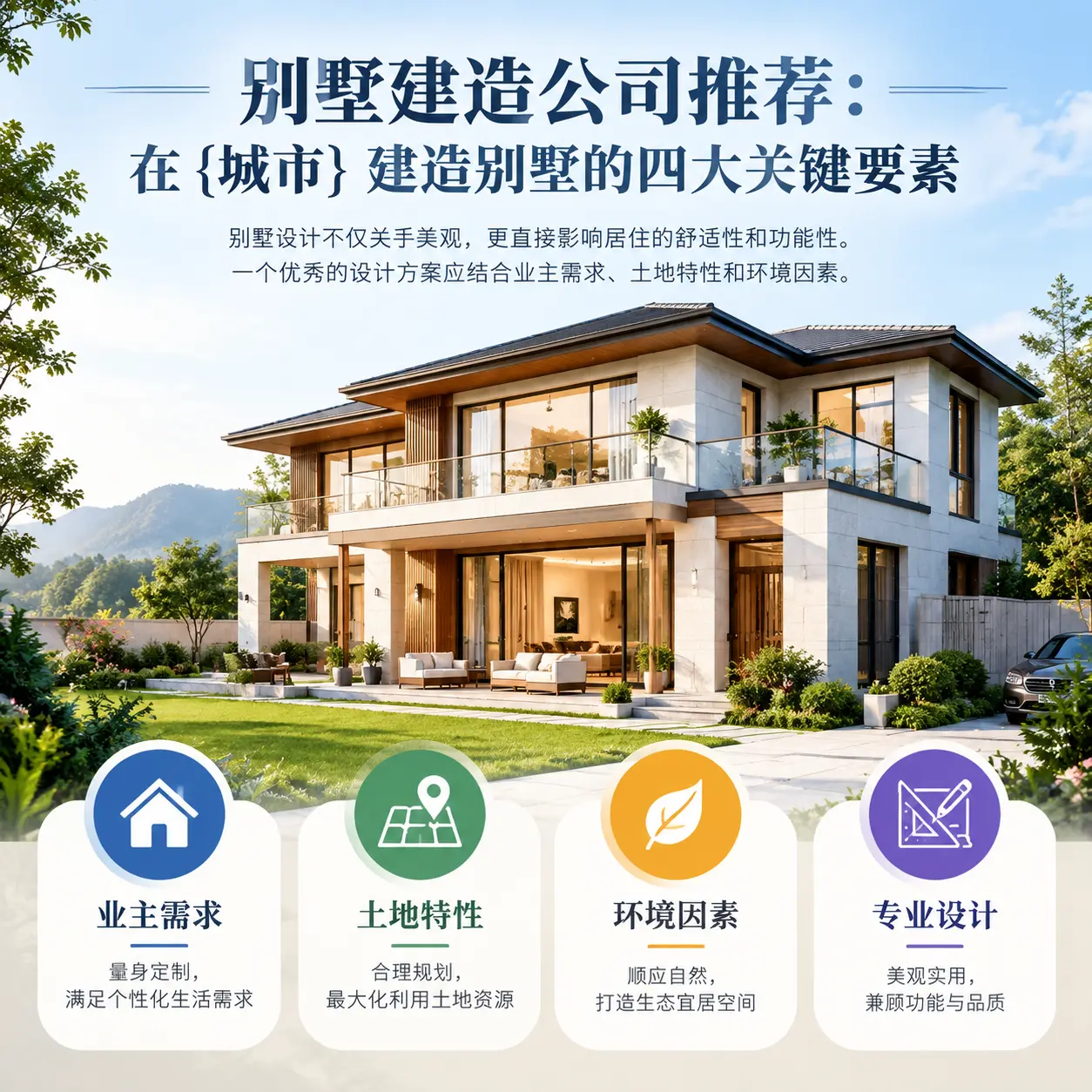 别墅建造公司推荐：在 绥阳 建造别墅的四大关键要素