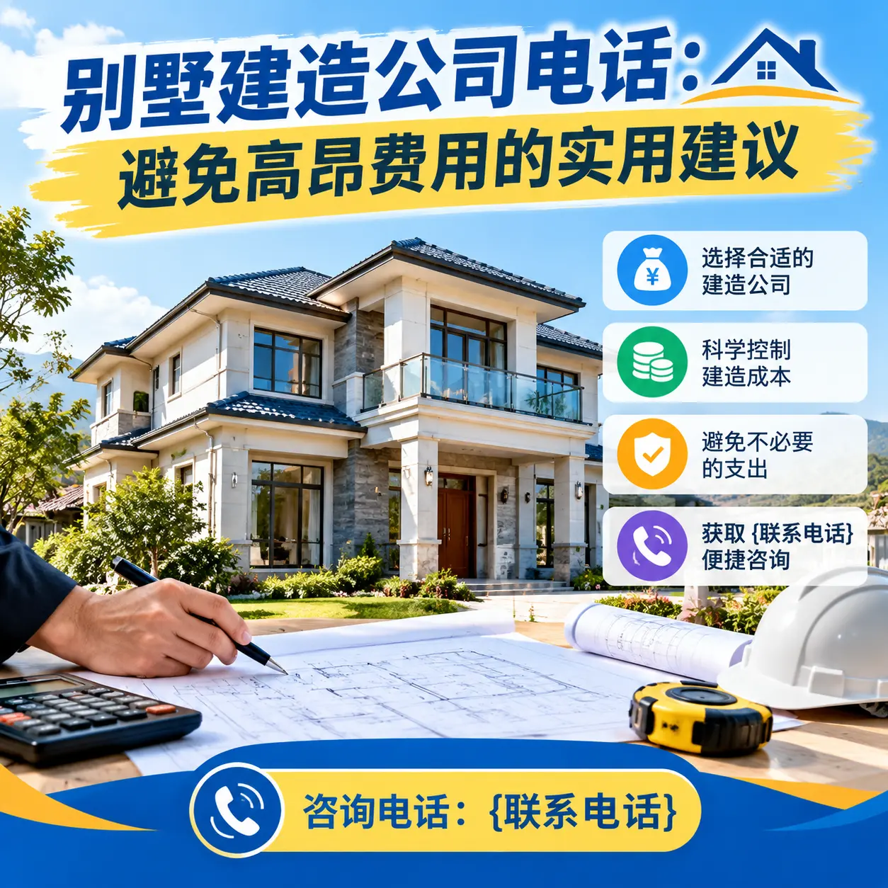 绥阳别墅建造公司电话:避免高昂费用的实用建议