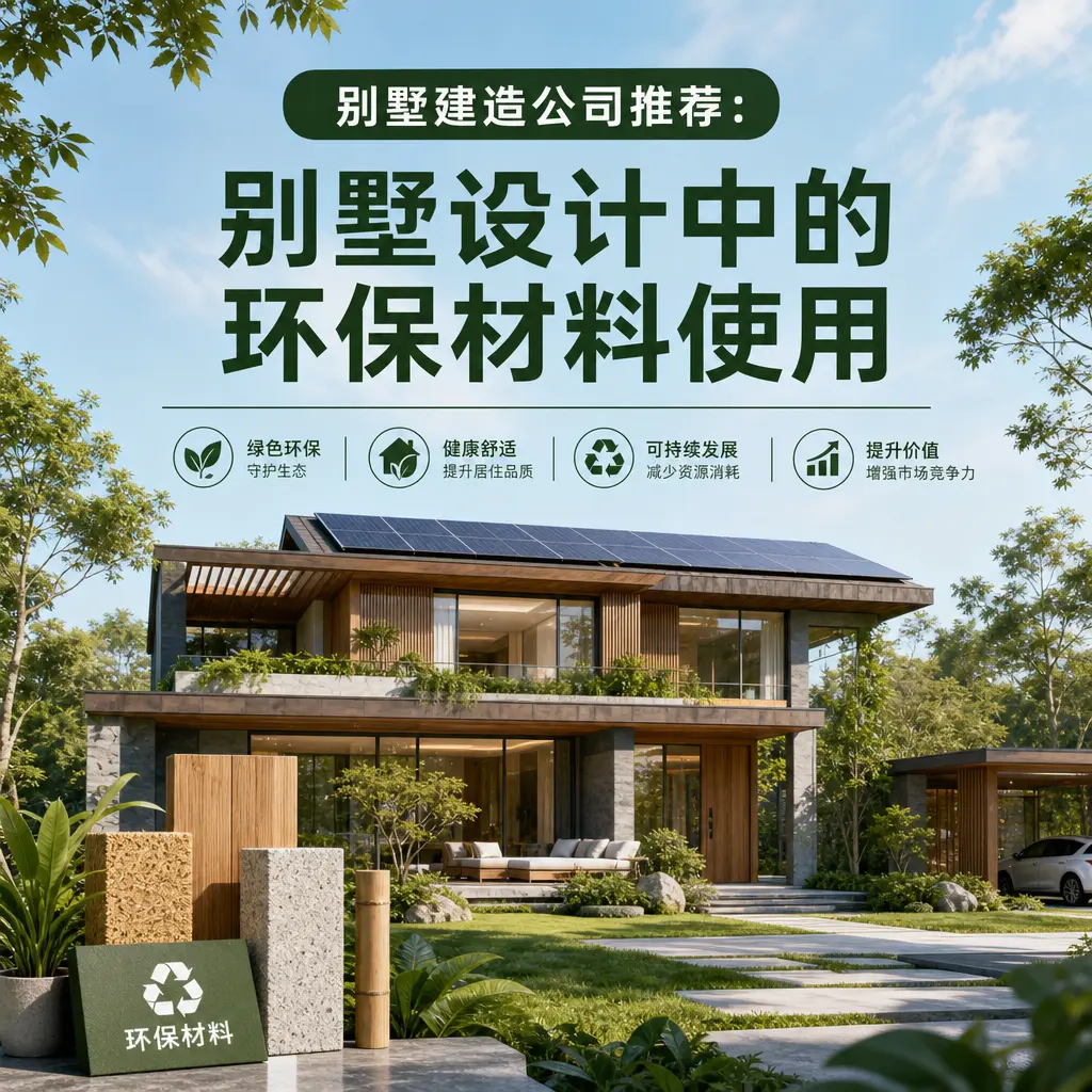 别墅建造公司推荐： 绥阳 别墅设计中的环保材料使用