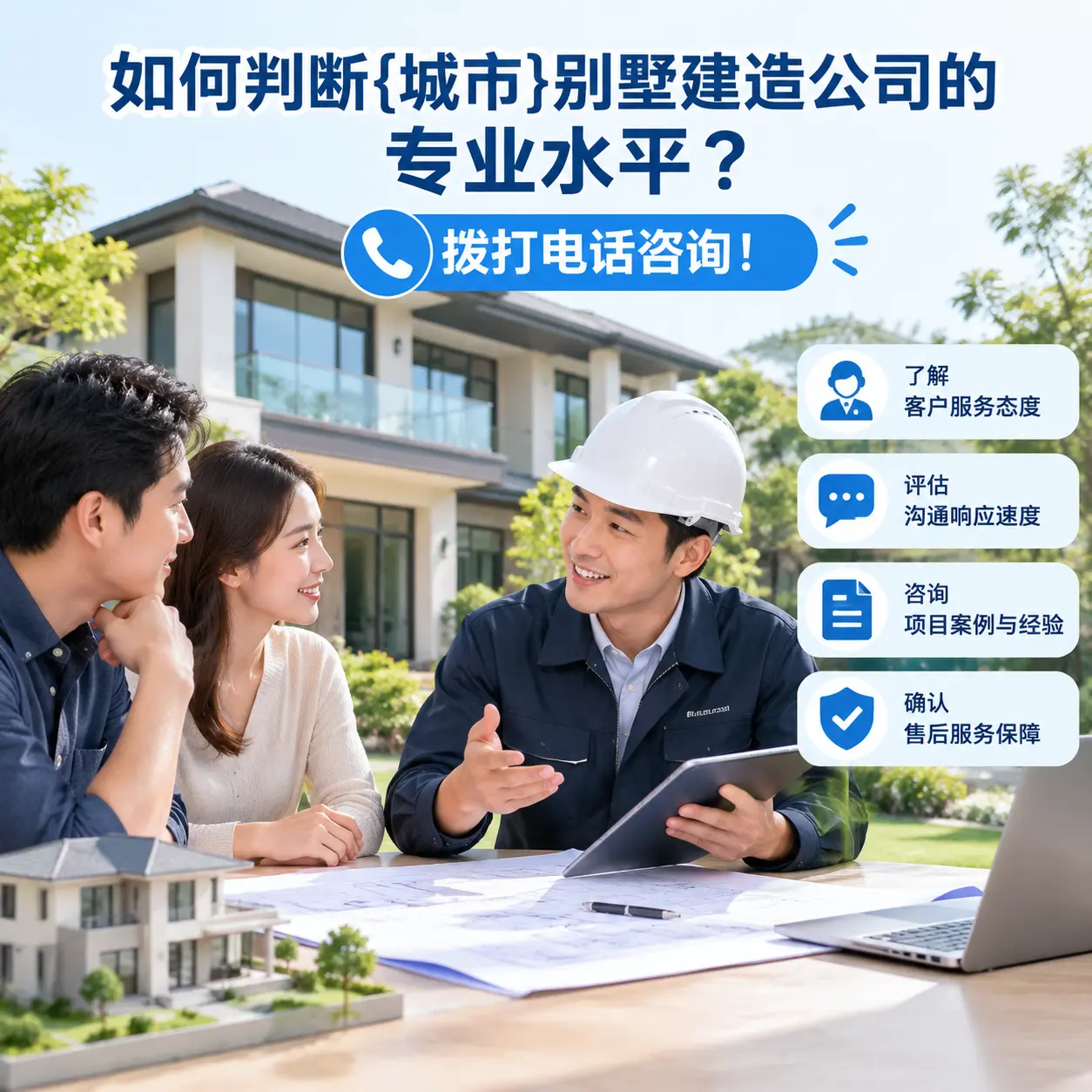 如何判断绥阳别墅建造公司的专业水平?拨打电话咨询!